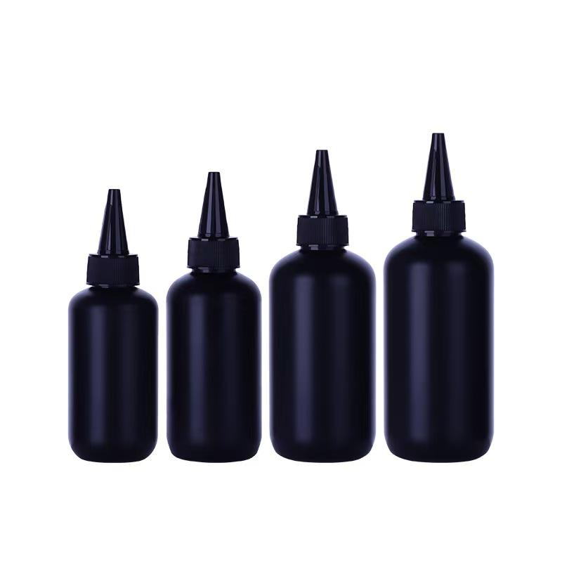 Promotion 30-1000ml Round Deluxe Empty HDPE Plastic Toner Skin Care Lotion Bottle Easy to Squeeze Soft Touch