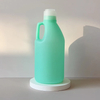Custom 1895ml White Round Empty HDPE Plastic Household Laundry Detergent Bulk Bottle