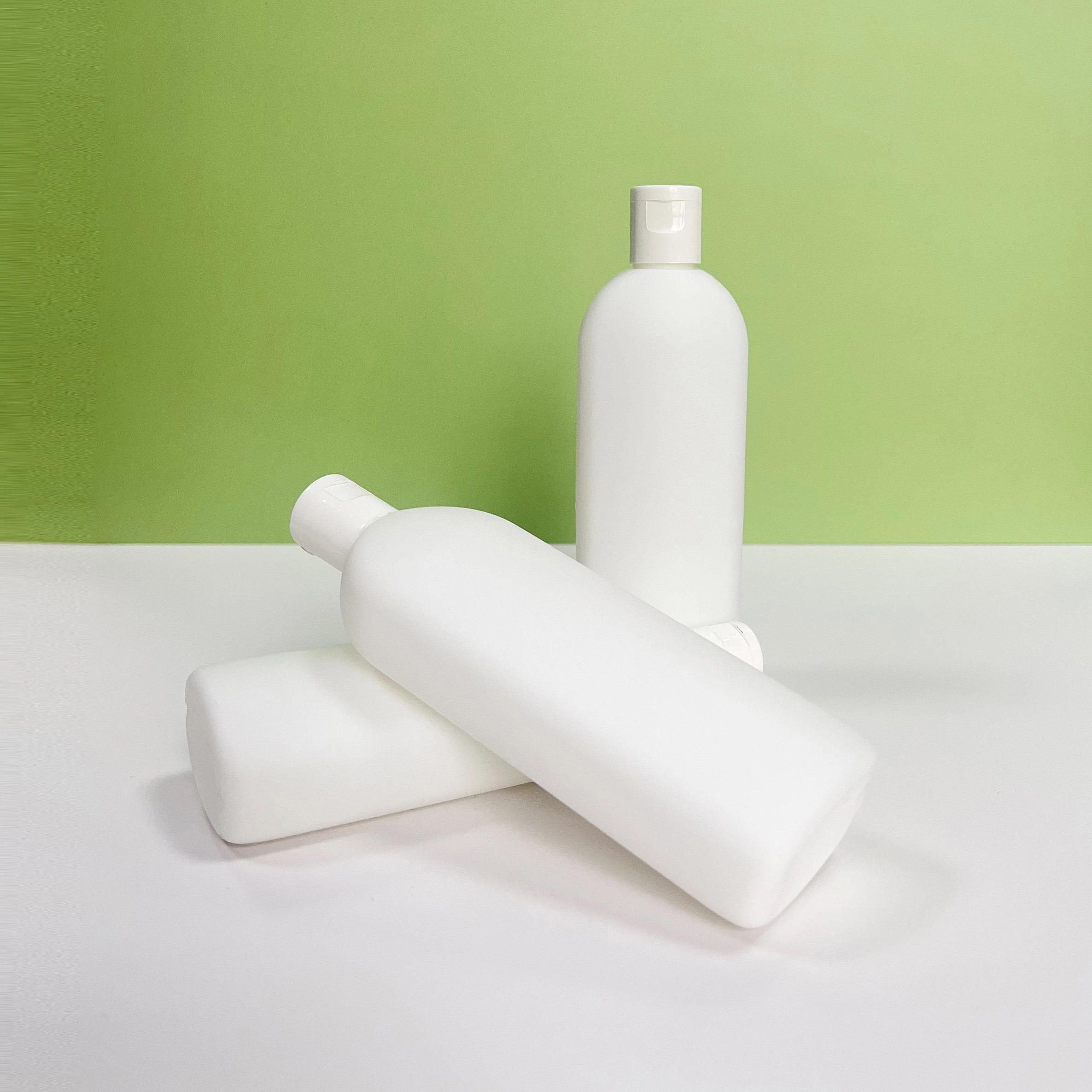 New Product 200ml HDPE Material Lotion Conditioner Body Milk Round Shoulder Flat Bottle