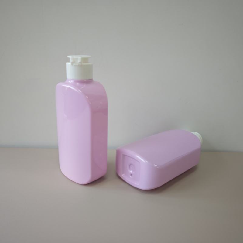 300ml Personal Care Lotion Packaging Bottle Pet Flat Bottle With Flip Cap